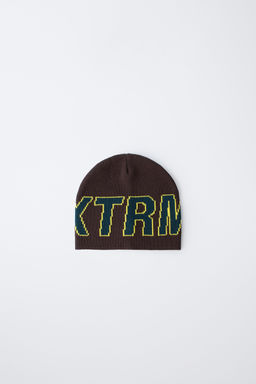 TEXT KNIT BEANIE SKI COLLECTION
