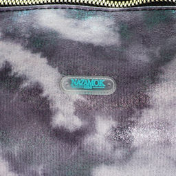 Сумка детская спортивная для девочки с блёстками, серая