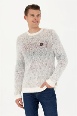 Мужской кремовый свитер - U.s. polo assn фото 8