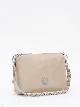 Сумка женская кожаная 0829CY apricot Polina&Eiterou