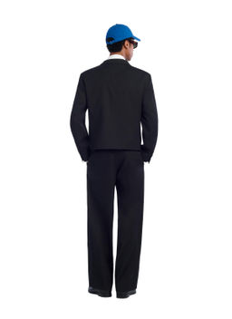 PANTAL?N STRAIGHT FIT TRAJE 100% LANA / Negro - Zara фото 2
