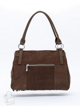 Сумка женская кожаная 98400MSS cappuccino Velina Fabbiano-Safenta