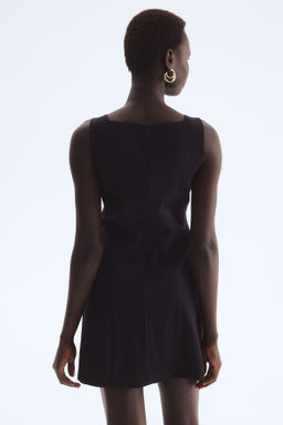 Vestido de sarga con escote cuadrado - H&m фото 9