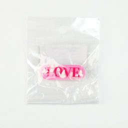 Цена за 4 шт. Заколка для волос LOVE, 4.5?1.5 см - Art beauty фото 6