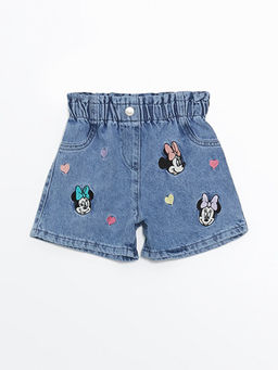 Beli Lastikli Minnie Mouse Nak??l? K?z Bebek Jean ?ort