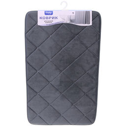 Коврик для ванной 50*80 "Калипсо" серый