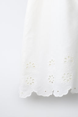 MONO CORTO CUELLO BOBO BORDADOS / Blanco roto