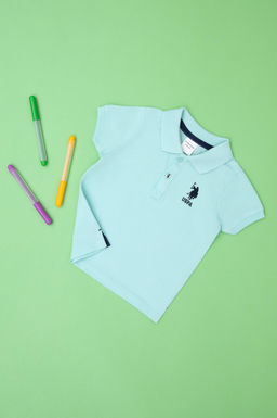 Базовая футболка зеленого цвета для мальчиков - U.s. polo assn фото 5