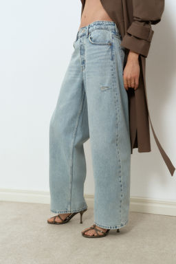 Barrel Regular Waist Ankle Jeans - H&m фото 7