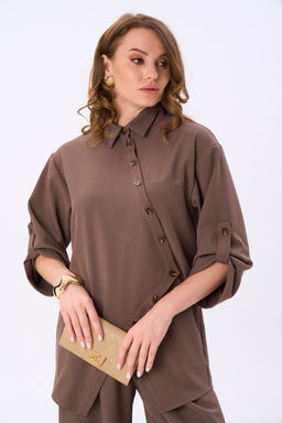 Джемпер NIKVA н987-3 мокко