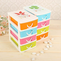 Мини - комод для мелочей 4 секции «Радуга», 13×9×14.5 см, МИКС