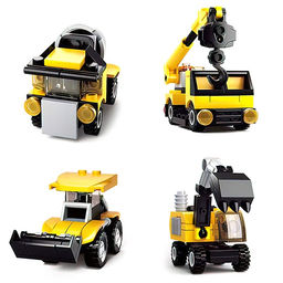 Конструктор «Строительная техника», 38 деталей