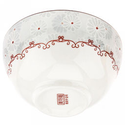 "Классика" Пиала фарфоровая 380мл, д11,6х6,5см, с деколью, отводка (Китай)