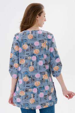 Туника женская из кулирки Полина астра - Амадэль фото 18