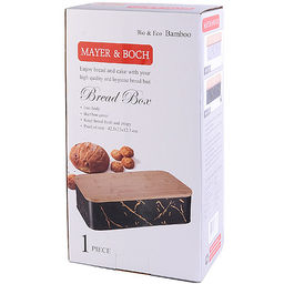 31144 Хлебница 43х23,5х13,5см черный мраморMB (х4) - Mayer&boch фото 3