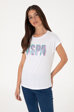 Kad_n Beyaz Ti__rt Sepette S_rpriz _ndirim - U.s. polo assn фото 3