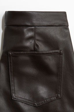 Pantal?n bootcut en tejido revestido - H&m фото 4