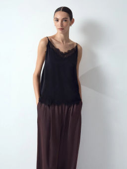 ЕМКА / Топ из шёлка и кружева - Emka фото 2