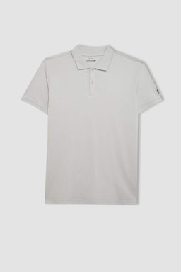 DeFactoFit Slim Fit Dar Kesim K?sa Kollu Pamuklu Sporcu Polo Tisort  фото 9