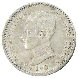 50 сентимо 1904 года Испания