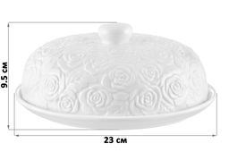 Блинница 23*23*9,5 см "Розы"