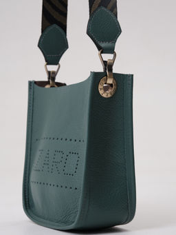 Сумка кожаная на плечо Azaro 30996 минт