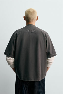 CHAMPION ® X ZARA PRINTED BASEBALL SHIRT  фото 3