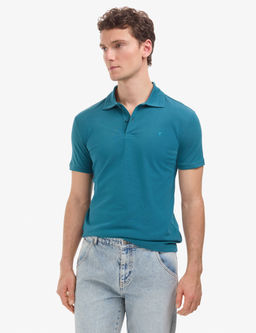 Z_mr_t Slim Fit %100 Pamuk K_vr_lmaz D__meli Polo Yaka Basic Ti__rt