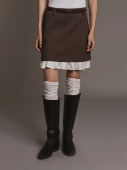 Юбка с ремнем женская ZR2609023501-20 / Zarina
