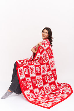 Плед С 1758/красный (1500) - Злата Стиль фото 3