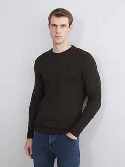 Bisiklet Yaka Erkek Triko Kazak