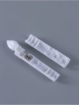 Цена за 6 шт. Светодиодная свеча, ночник LED RISALUX «Мини», 3×AG13, белый, 1.5×1.5×9 см