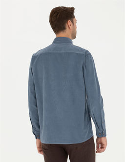 Koyu Mavi Regular Fit Uzun Kollu G_mlek - Pierre cardin фото 5
