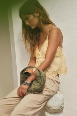 BRAIDED TOP MINI BAG - Zara фото 3