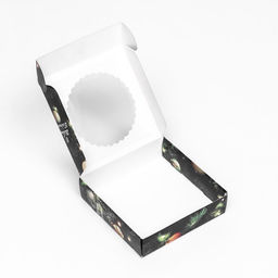 Цена за 3 шт. Подарочная коробка сборная с окном «С Новым годом», 11.5×11.5×3 см