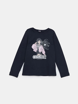 Bisiklet Yaka K?z ?ocuk Ti??rt