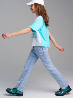 12421930 Фуфайка для девочек (футболка)