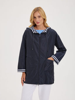 Куртка женская двухсторонняя LS-303321-DN, 
Темно синий/принт полоска - Steinberg фото 2