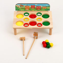 Детская развивающая игра стучалка «Поймай суслика» 32×20×4.5 см