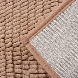 Коврик для дома Доляна Букли длинные, 40?60 см, бежевый фото 5