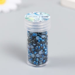 Декор Градиент синий d=4 мм 10г 200 шт 5х2,5 см - Арт узор фото 5