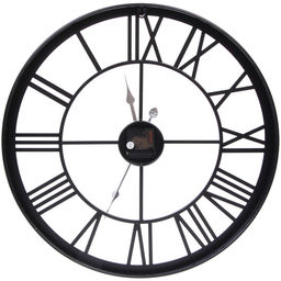 Часы настенные "LOFT HOME " 50см, черный металл