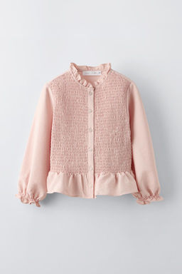 SHIRT WITH STRETCH DETAIL - Zara фото 3