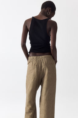 Pantal?n recto con cord?n de ajuste - H&m фото 6