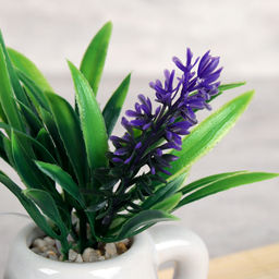 Цветочная композиция Лаванда 12 см / CW414-9 /уп 12/192/лейка - Галеонтрейд фото 2