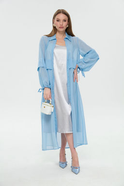 Платье NIKVA н944-10 голубой  фото 3
