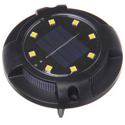 Цена за 4 шт. Фонарь садовый "Streetlight" 12 см, d=11 см, на солнечной батарее, Мультицвет