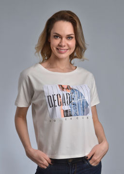 Футболка женская СТАЙЛ (молоко №18 ) - Ивановская трикотажная компания фото 2