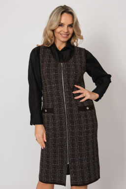 БЕЛАРУСЬ Платье Д 3481 дл/шоколад - Текстильная мануфактура фото 10