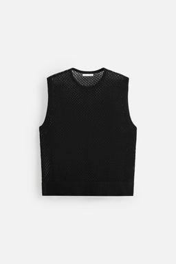 OPEN KNIT VEST - Zara фото 6